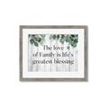 Picture of Family is life _GroupedProduct_Rectangle_Landscape_Framed_Matted_