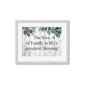Picture of Family is life _GroupedProduct_Rectangle_Landscape_Framed_Matted_