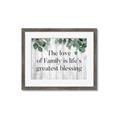 Picture of Family is life _GroupedProduct_Rectangle_Landscape_Framed_Matted_