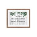 Picture of Family is life _GroupedProduct_Rectangle_Landscape_Framed_Matted_