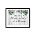 Picture of Family is life _GroupedProduct_Rectangle_Landscape_Framed_Matted_