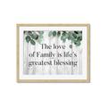 Picture of Family is life _GroupedProduct_Rectangle_Landscape_Framed_Matted_