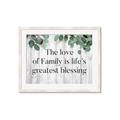 Picture of Family is life _GroupedProduct_Rectangle_Landscape_Framed_Matted_