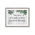 Picture of Family is life _GroupedProduct_Rectangle_Landscape_Framed_Matted_