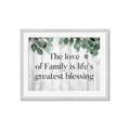 Picture of Family is life _GroupedProduct_Rectangle_Landscape_Framed_Matted_