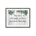 Picture of Family is life _GroupedProduct_Rectangle_Landscape_Framed_Matted_