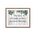 Picture of Family is life _GroupedProduct_Rectangle_Landscape_Framed_Matted_