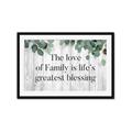 Picture of Family is life _GroupedProduct_Rectangle_Landscape_Framed_Matted_