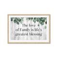Picture of Family is life _GroupedProduct_Rectangle_Landscape_Framed_Matted_