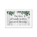 Picture of Family is life _GroupedProduct_Rectangle_Landscape_Framed_Matted_