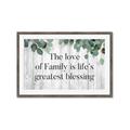 Picture of Family is life _GroupedProduct_Rectangle_Landscape_Framed_Matted_