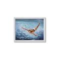 Picture of In water _GroupedProduct_Rectangle_Landscape_Framed_Matted_