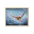 Picture of In water _GroupedProduct_Rectangle_Landscape_Framed_Matted_