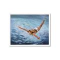 Picture of In water _GroupedProduct_Rectangle_Landscape_Framed_Matted_