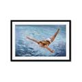 Picture of In water _GroupedProduct_Rectangle_Landscape_Framed_Matted_