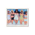 Picture of Beach Babes _GroupedProduct_Rectangle_Landscape_Framed_Matted_
