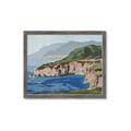 Picture of Cliff Beach _GroupedProduct_Rectangle_Landscape_Framed_Matted_