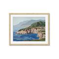 Picture of Cliff Beach _GroupedProduct_Rectangle_Landscape_Framed_Matted_