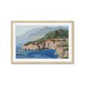 Picture of Cliff Beach _GroupedProduct_Rectangle_Landscape_Framed_Matted_