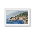 Picture of Cliff Beach _GroupedProduct_Rectangle_Landscape_Framed_Matted_