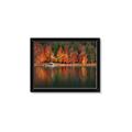 Picture of Autumn by the Lake _GroupedProduct_Rectangle_Landscape_Photography _GroupedProduct_Rectangle_Landscape_Framed_Matted_