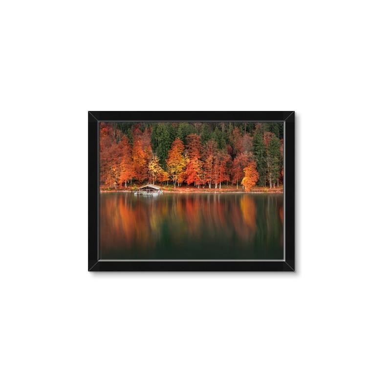 Picture of Autumn by the Lake _GroupedProduct_Rectangle_Landscape_Photography _GroupedProduct_Rectangle_Landscape_Framed_Matted_