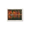 Picture of Autumn by the Lake _GroupedProduct_Rectangle_Landscape_Photography _GroupedProduct_Rectangle_Landscape_Framed_Matted_