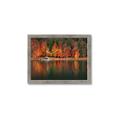 Picture of Autumn by the Lake _GroupedProduct_Rectangle_Landscape_Photography _GroupedProduct_Rectangle_Landscape_Framed_Matted_