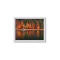 Picture of Autumn by the Lake _GroupedProduct_Rectangle_Landscape_Photography _GroupedProduct_Rectangle_Landscape_Framed_Matted_