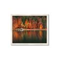 Picture of Autumn by the Lake _GroupedProduct_Rectangle_Landscape_Photography _GroupedProduct_Rectangle_Landscape_Framed_Matted_