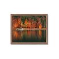 Picture of Autumn by the Lake _GroupedProduct_Rectangle_Landscape_Photography _GroupedProduct_Rectangle_Landscape_Framed_Matted_
