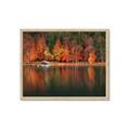 Picture of Autumn by the Lake _GroupedProduct_Rectangle_Landscape_Photography _GroupedProduct_Rectangle_Landscape_Framed_Matted_