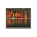 Picture of Autumn by the Lake _GroupedProduct_Rectangle_Landscape_Photography _GroupedProduct_Rectangle_Landscape_Framed_Matted_