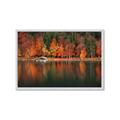 Picture of Autumn by the Lake _GroupedProduct_Rectangle_Landscape_Photography _GroupedProduct_Rectangle_Landscape_Framed_Matted_