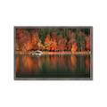 Picture of Autumn by the Lake _GroupedProduct_Rectangle_Landscape_Photography _GroupedProduct_Rectangle_Landscape_Framed_Matted_
