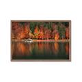 Picture of Autumn by the Lake _GroupedProduct_Rectangle_Landscape_Photography _GroupedProduct_Rectangle_Landscape_Framed_Matted_