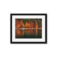 Picture of Autumn by the Lake _GroupedProduct_Rectangle_Landscape_Photography _GroupedProduct_Rectangle_Landscape_Framed_Matted_