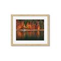 Picture of Autumn by the Lake _GroupedProduct_Rectangle_Landscape_Photography _GroupedProduct_Rectangle_Landscape_Framed_Matted_