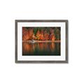 Picture of Autumn by the Lake _GroupedProduct_Rectangle_Landscape_Photography _GroupedProduct_Rectangle_Landscape_Framed_Matted_