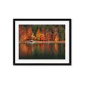 Picture of Autumn by the Lake _GroupedProduct_Rectangle_Landscape_Photography _GroupedProduct_Rectangle_Landscape_Framed_Matted_