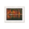 Picture of Autumn by the Lake _GroupedProduct_Rectangle_Landscape_Photography _GroupedProduct_Rectangle_Landscape_Framed_Matted_
