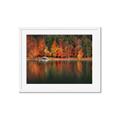 Picture of Autumn by the Lake _GroupedProduct_Rectangle_Landscape_Photography _GroupedProduct_Rectangle_Landscape_Framed_Matted_