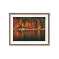 Picture of Autumn by the Lake _GroupedProduct_Rectangle_Landscape_Photography _GroupedProduct_Rectangle_Landscape_Framed_Matted_