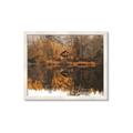 Picture of Cabin in the Woods  _GroupedProduct_Rectangle_Landscape_Framed_Matted_