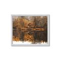 Picture of Cabin in the Woods  _GroupedProduct_Rectangle_Landscape_Framed_Matted_