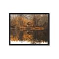 Picture of Cabin in the Woods  _GroupedProduct_Rectangle_Landscape_Framed_Matted_