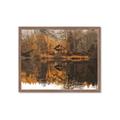 Picture of Cabin in the Woods  _GroupedProduct_Rectangle_Landscape_Framed_Matted_