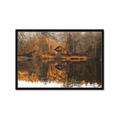 Picture of Cabin in the Woods  _GroupedProduct_Rectangle_Landscape_Framed_Matted_