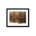 Picture of Cabin in the Woods  _GroupedProduct_Rectangle_Landscape_Framed_Matted_