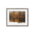 Picture of Cabin in the Woods  _GroupedProduct_Rectangle_Landscape_Framed_Matted_